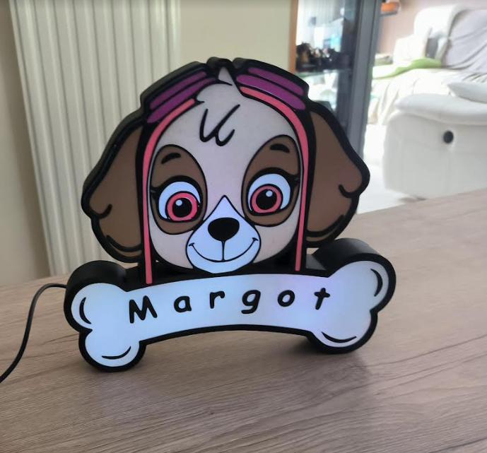 Pat'Patrouille Stella V2 lamp (Margot)