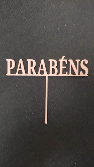 Topper Parabéns