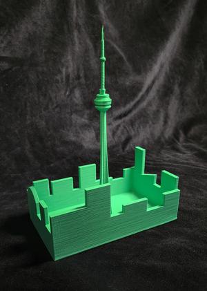 Toronto Canada CN Tower City Urban Tray Organizer