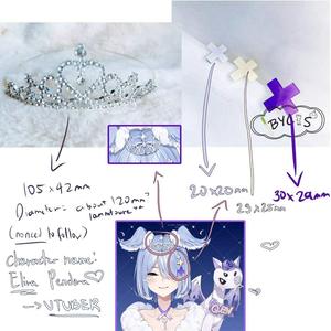 VTuber Elira Pendora accessories