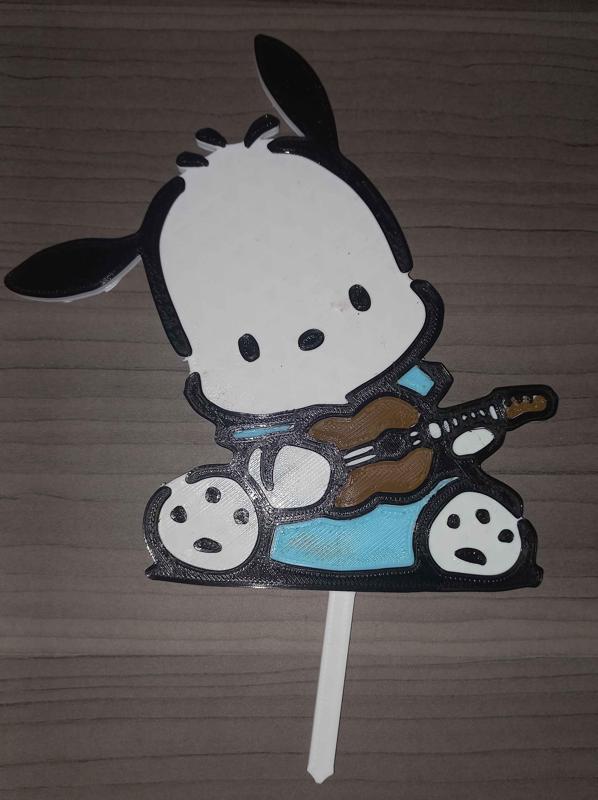 Topper Pochacco with guitar