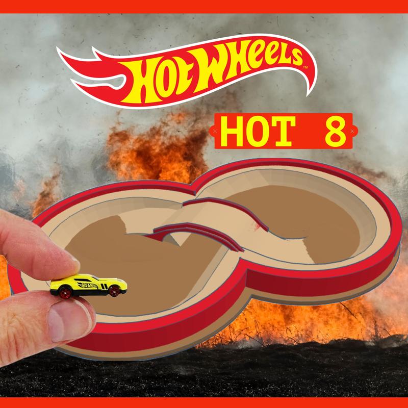 HOT 8 - Worlds Smallest Hotwheels TRACK
