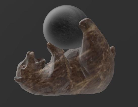 Suporte Alexa Echo Dot 4a e 5a Geração Ted Bear e sua Ballexa