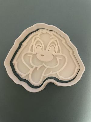Cartoon puppy cookie cutter