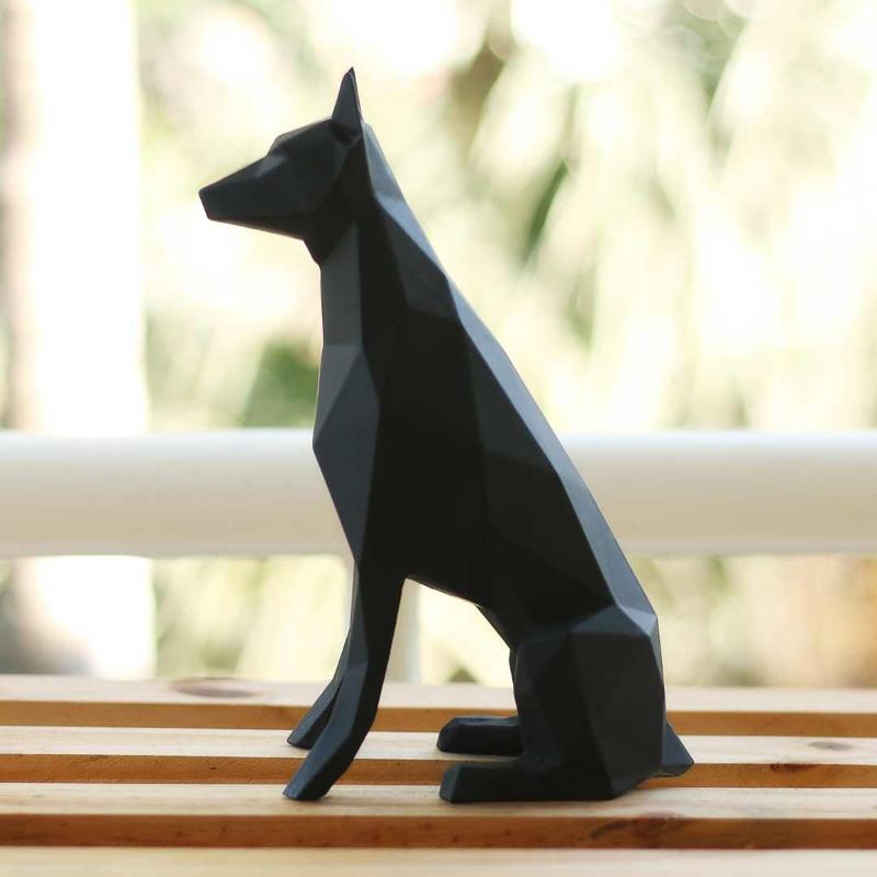 Doberman Dog Geometric
