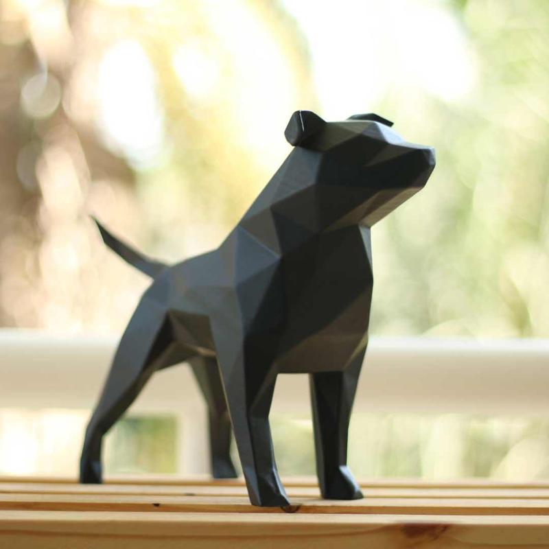Staffordshire Dog Geometric