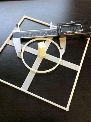 XYZ Simple Test Object for Makerbots & Repraps (90mm & 140mm)