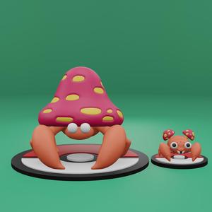 Pokemon No. 046, 047 Paras, Parasect