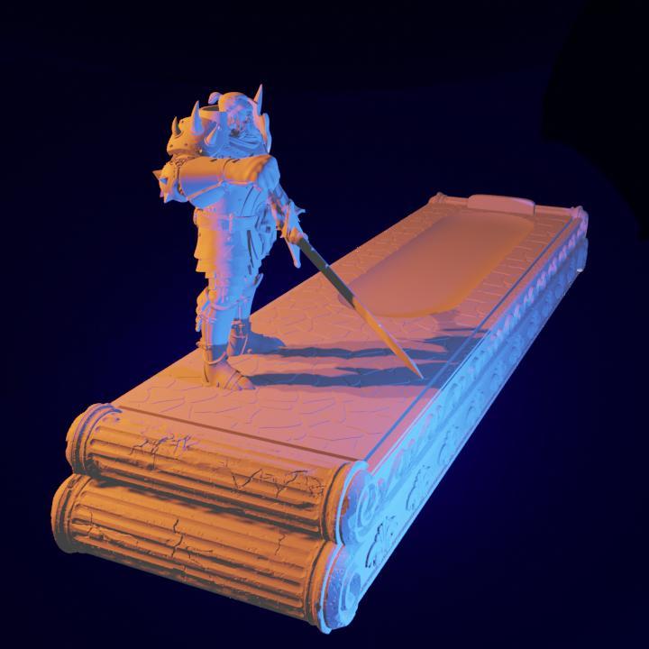 Stick Incense Holder Paladin Armor Knight