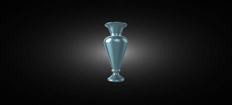 Tall classic vase