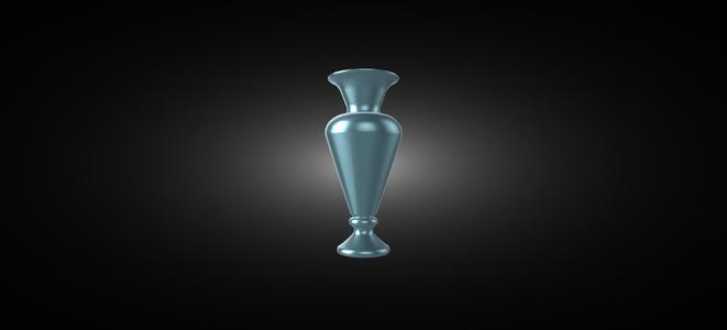 Tall classic vase