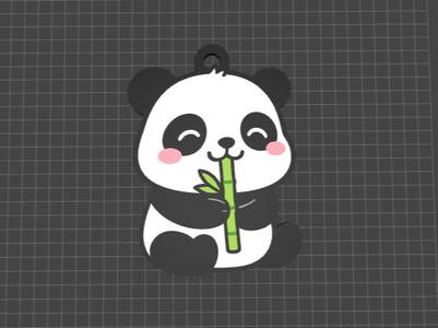 Panda Keychain