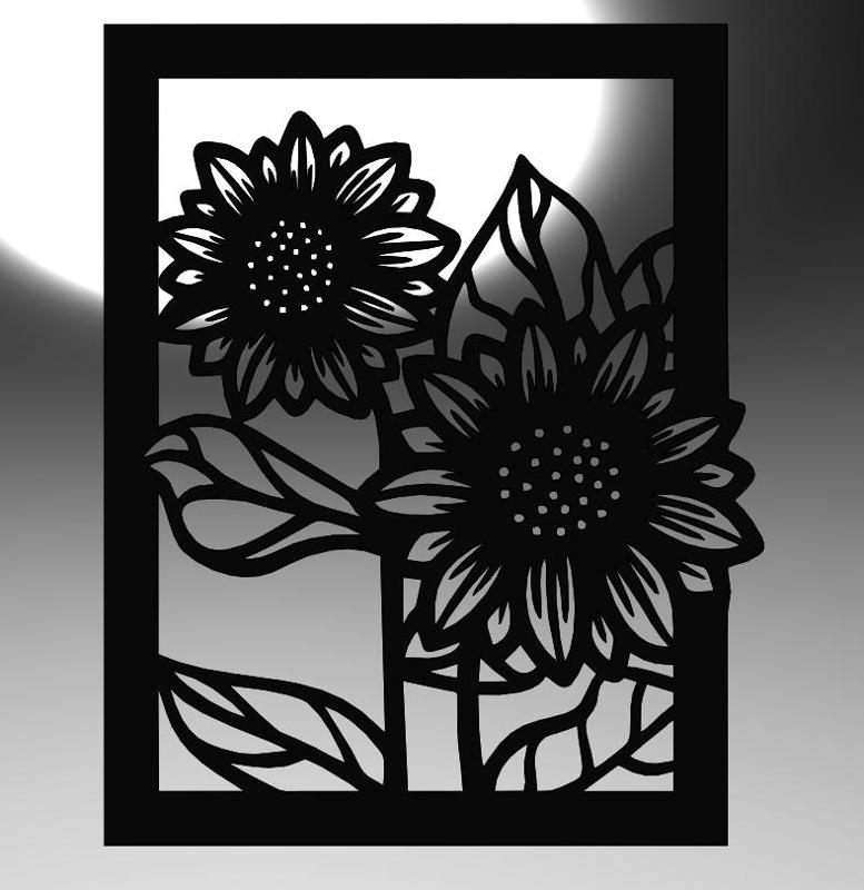 Line Art Sunflower – Bright and Cheerful Floral Design