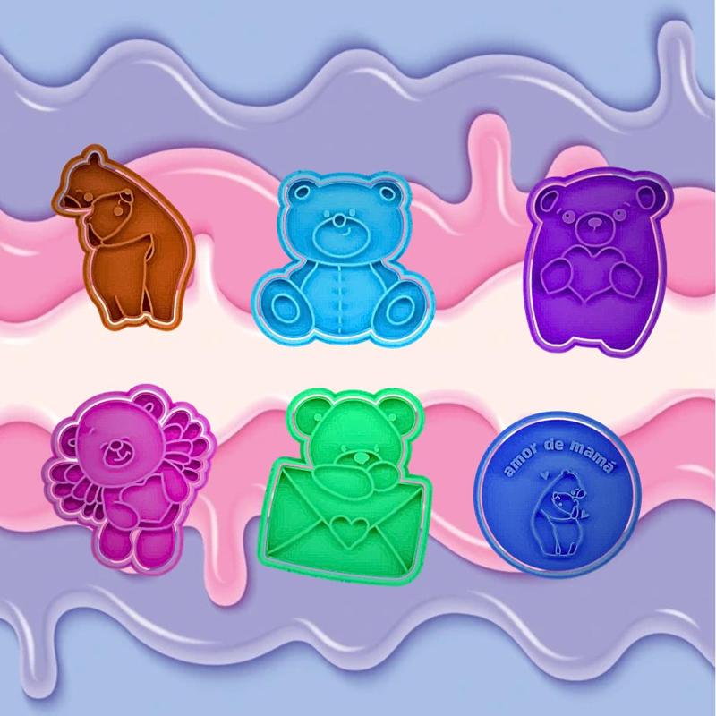 COOKIE CUTTER Love / Bears / Cute set of 6