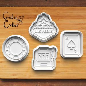 Las Vegas Cookie Cutter set 0854