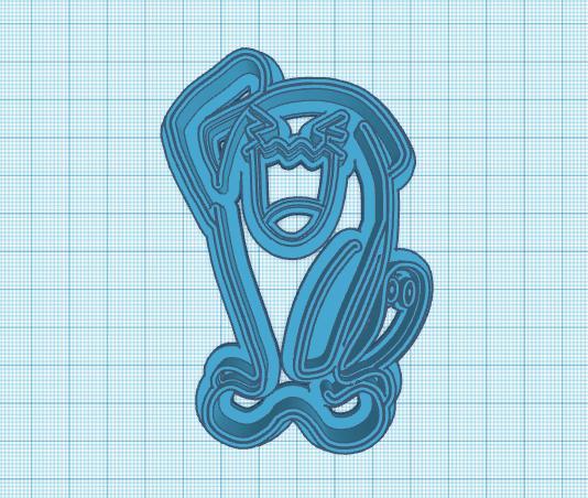 Pokemon: Wobbuffet Cookie Cutter