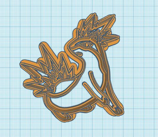 Pokemon: Quilava Cookie Cutter