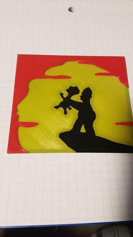 the simpsons homer choking bart mural