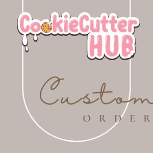 Custom Cookie Cutter - Design #5 - Please Contact Before Buy