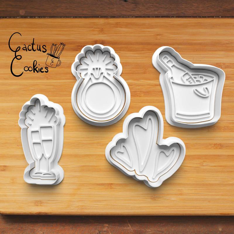 Engagement Cookie Cutter set 0263