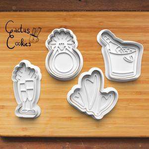 Engagement Cookie Cutter set 0263