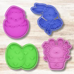 COOKIE CUTTER easter pack 1 set of 4