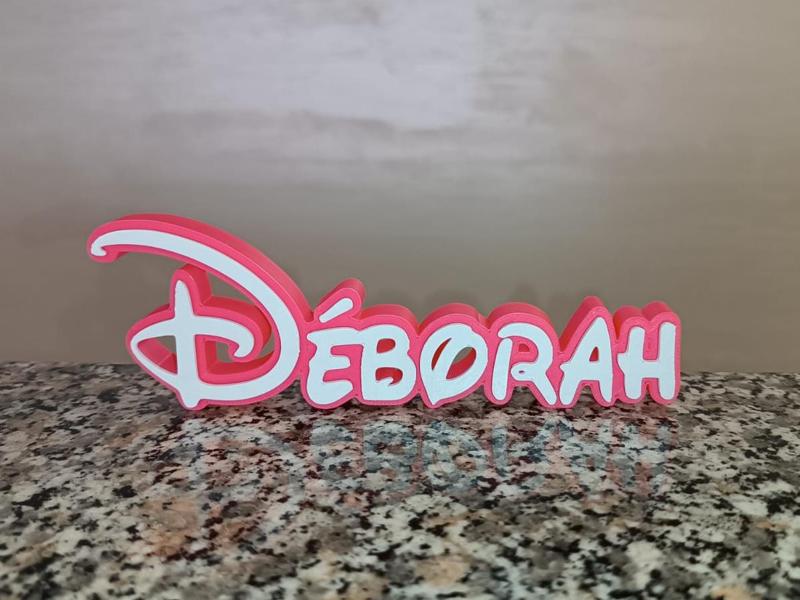 Déborah Disney Name Sign Decor Room child Birth