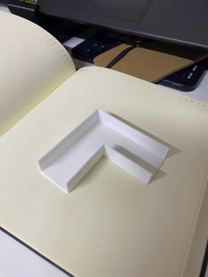 Conduit conduit for electrical cable 20 x 10 mmx 2