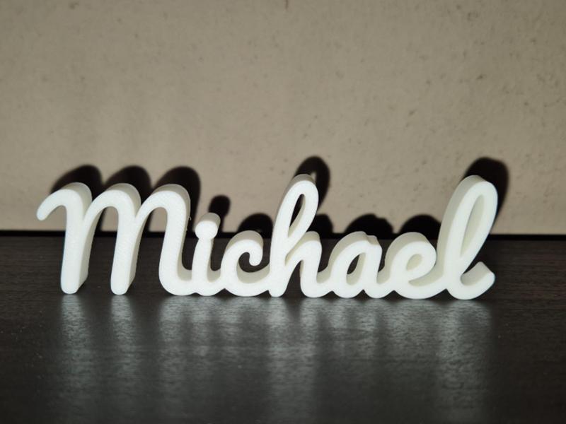 Michael Name Sign Display Decor