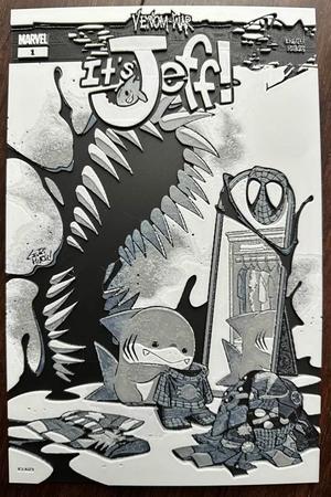 Jeff the Landshark Comic Book Cover - Hueforge