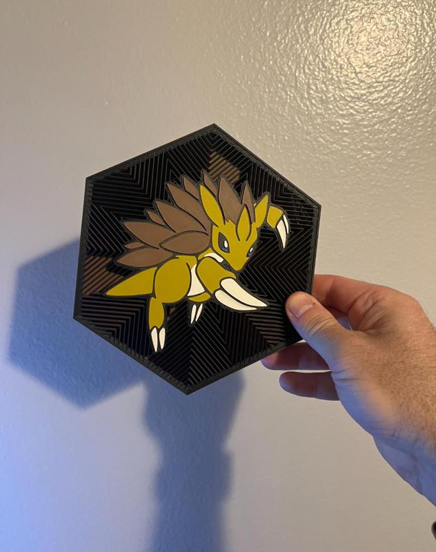 28 Sandslash Hex Art