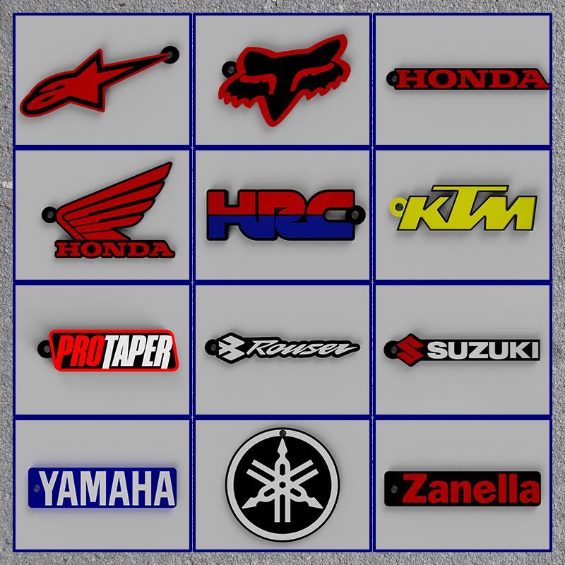 MOTORCYCLE LOGOS KEY RING PACK