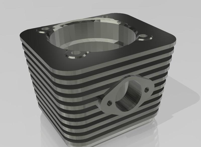 MATTE STEPPED MOTORCYCLE CYLINDER WITH GOOD GRIP AND EASY HANDLING