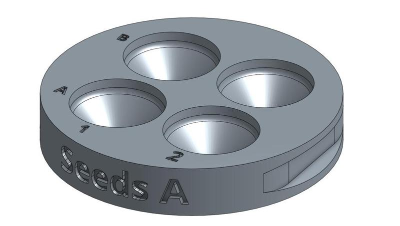 Farmbot 2x2 seed tray