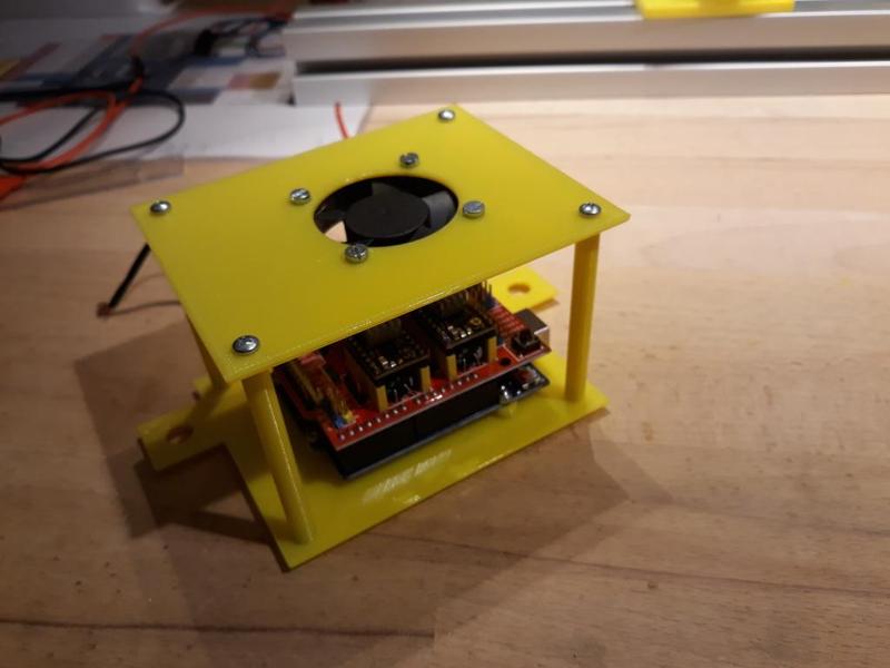 Arduino GRBL Shield Enclosure with fan