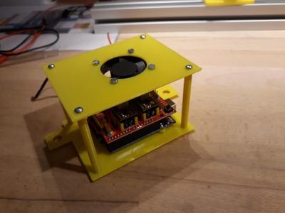 Arduino GRBL Shield Enclosure with fan