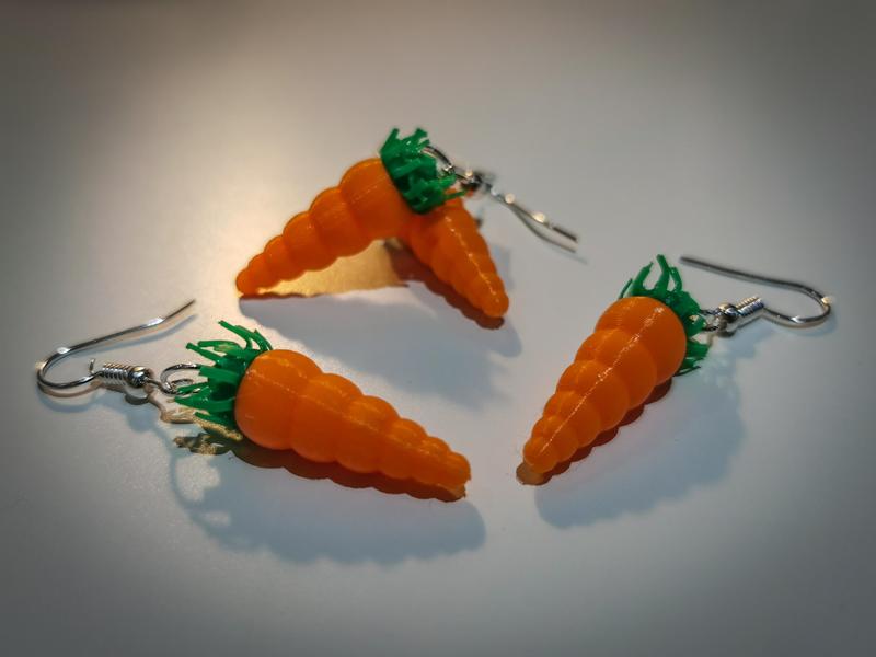 Carrot earrings