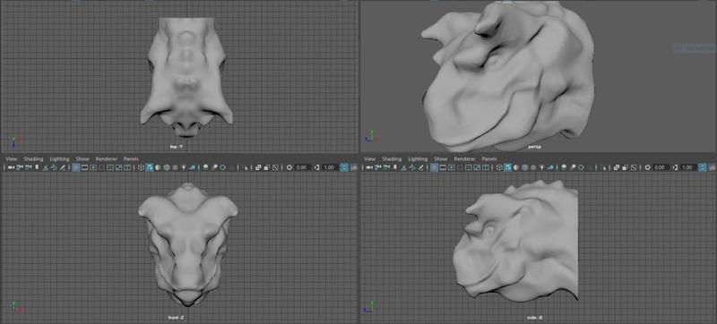 Carnotaurus Head coat hook or decorative mount