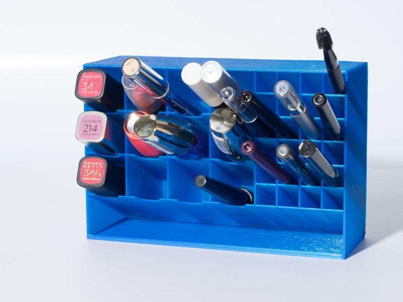 Big lipstick and eyeliner holder / Makeup organizer