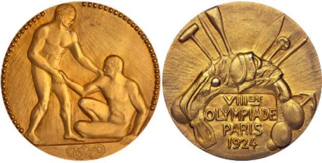 Olimpiade Paris 1924 Coin Medale