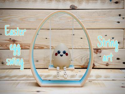 Easter Egg Swing string art