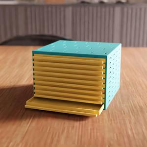 3D Modular Mini Storage Box STL File - 0439