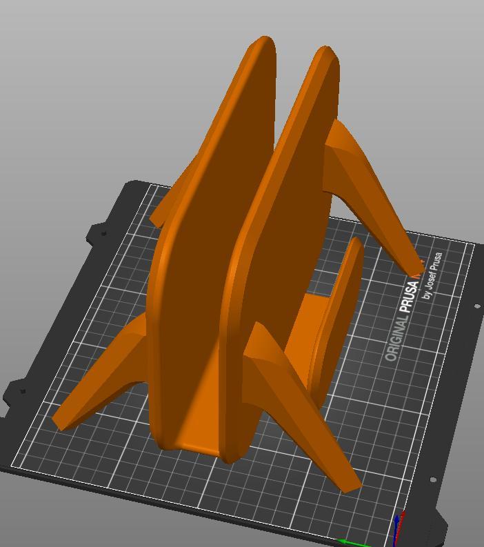 Dual-Slot Vertical Stand for Laptop, iPad & Tablet