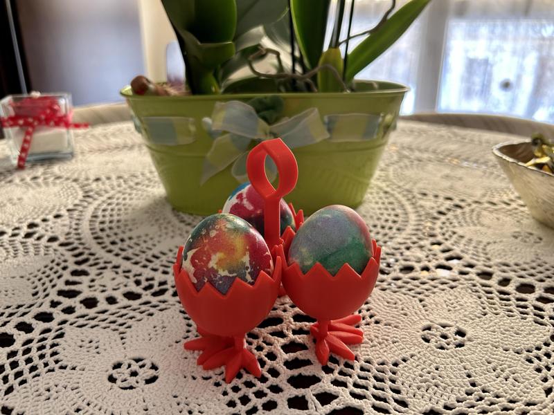 EGG CUPS FOR EASTER DAY (TYPE A) - #EASTERXCULTS