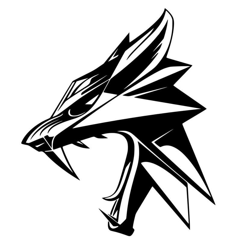 Witcher wolf on the wall