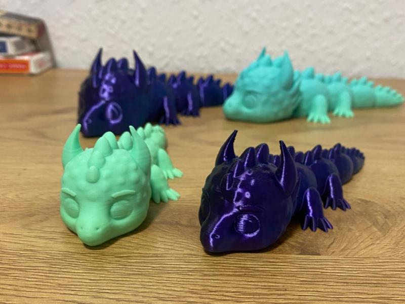 Toonish dragon (Flexi / Articulated) Easy print