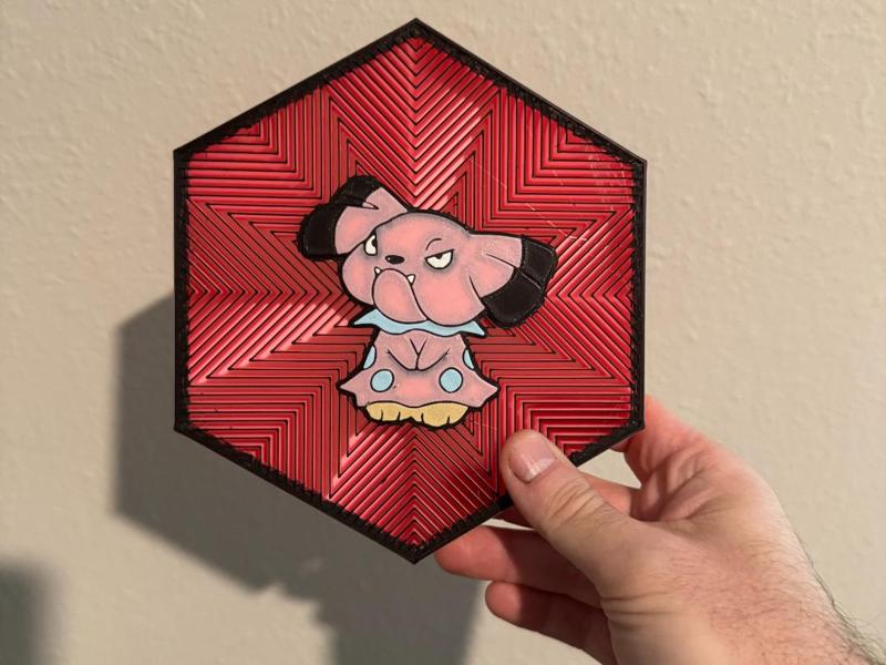 #209 Snubbull Hex Wall Art