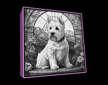 Lightbox West Highland White Terrier lithophane