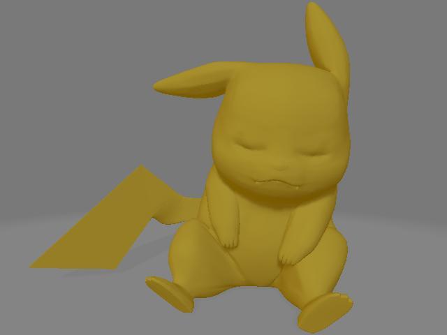 Sleeping Pikachu Pokemon Movie 4