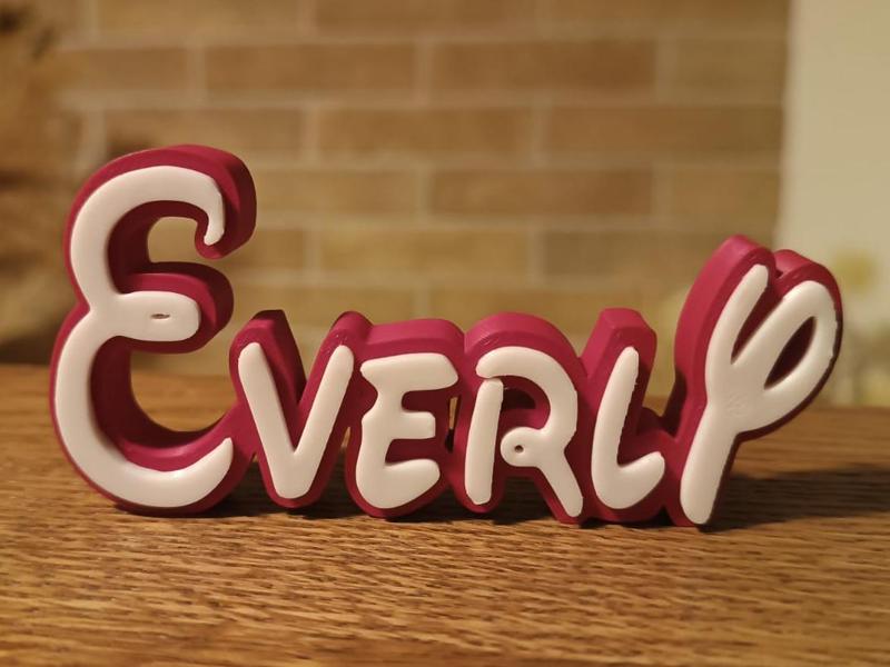 Everly Disney Name Sign Decorated Room child Birth